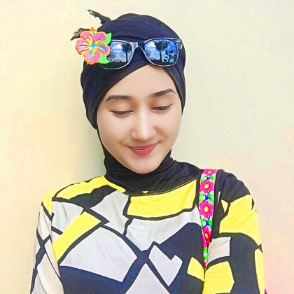 Hijab Style: Gaya Turban 'Baling-baling Bambu' Ala Dian 