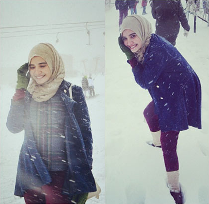 Hijab Style Gaya Musim Dingin Pakai Coat Hingga Boots Hijab Style Gaya Musim Dingin Pakai Coat Hingga Boots
