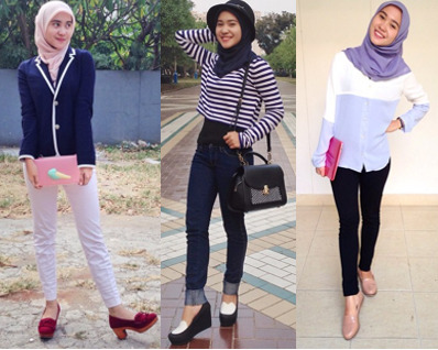 Hijab Style: Gaya Simpel Fildza Hasnamudhia, Kakak Iqbal 