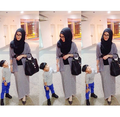  Hijab  Style Gaya  Stylish Ibu Anak  Ala Selebgram Rezky 