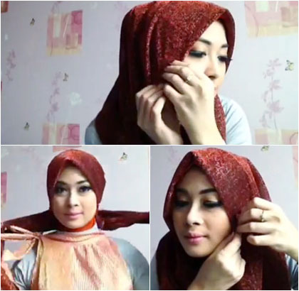 Hijab Style: Tutorial Hijab Turban Yang Mudah & Cepat Diterapkan Untuk ...