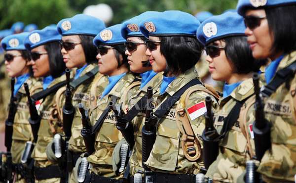 Hebat Tentara Tentara Cantik Ini Jadi Pasukan Perdamaian Pbb