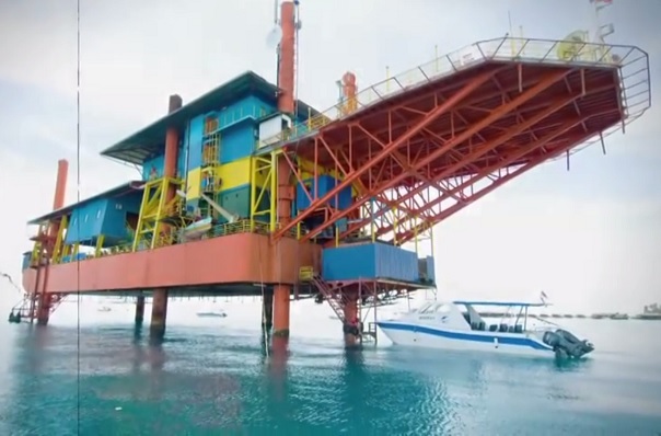 Kreatif Kilang Minyak Tengah Laut di Malaysia Jadi Hotel