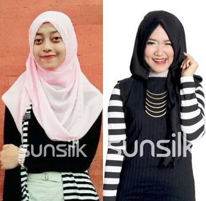 Foto: Gaya Peserta Sunsilk Hijab Hunt dengan Busana Motif 