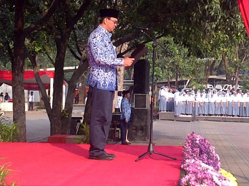 Pimpin Upacara Peringatan Harkitnas Di Monas Pesan Ahok Kerja Kerja