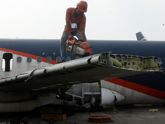 Ini Pesawat Batavia Air yang Dihancurkan di Soetta