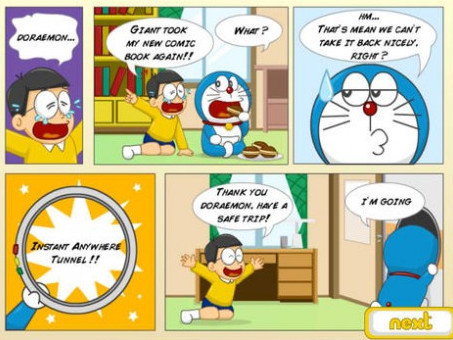 Komik Doraemon Bisa Dinikmati Di Telepon Seluler