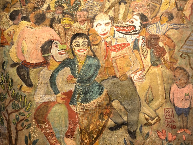 Tiga Karya Maestro Indonesia Dipajang Berdampingan Dengan Lukisan Picasso