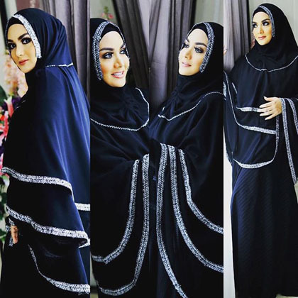 Foto  Cantiknya Krisdayanti Memakai  Hijab  Syar i  9