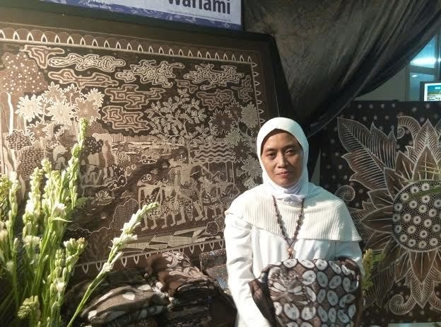 Ini Penampakan Lukisan Kain Batik Rp 15 Juta