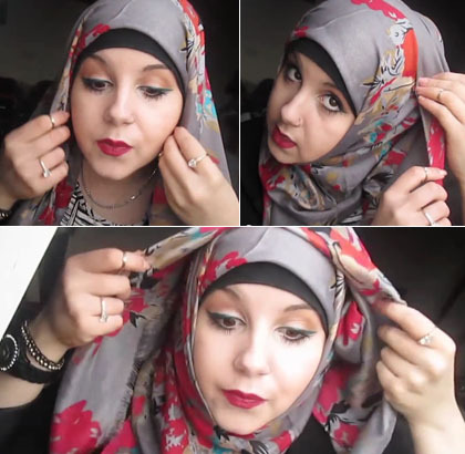 gaya hijab wanita arab