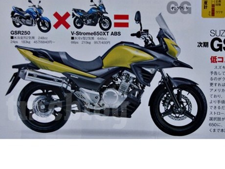 Beginikah Bentuk Suzuki V-Strom 250?