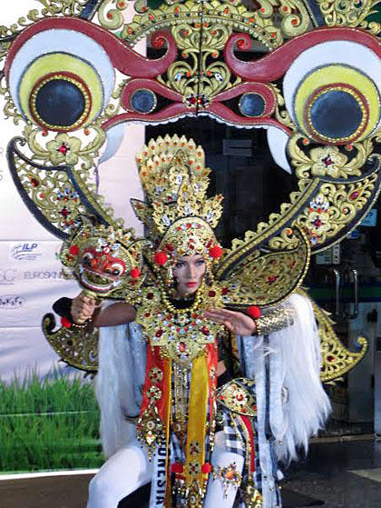 Foto: Kemegahan Kostum Barong yang Akan Dipakai Anindya di 