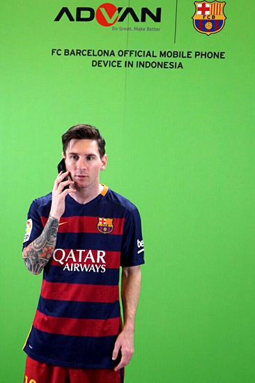Ponsel 4G Lokal Advan Diluncurkan Messi