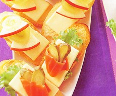 Cheese Open Sandwich