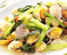Tumis Kerang Sawi