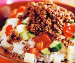 Nasi Daging Cincang