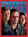 Gates, Melinda & Bono, Persons of the Year Versi Time