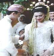 taufik hidayat wedding