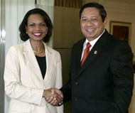 Hassan Bertemu Rice di Washington