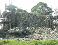 Candi Sojiwan Luluh-lantak di Akhir Restorasi