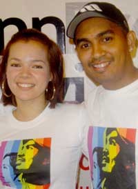 Dewi Sandra und Glenn Fredly