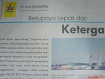 Listrik Byar Pet, Ironis PLN Bikin Iklan 2 Halaman