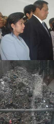 SBY Terkesima Tinjau Pembangkit Listrik Energi Sampah di Pudong