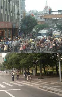 Bersepeda Motor, Tirulah Cina!