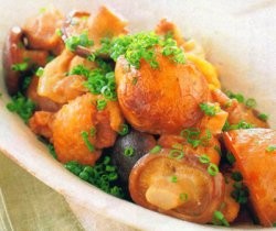 Kentang Jamur Saus Tiram