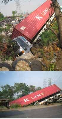 Kontainer Nyungsep di Cilincing