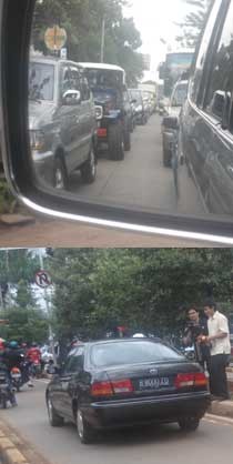 Ragunan Macet, Mobil Masuk Jalur Busway Ditilang