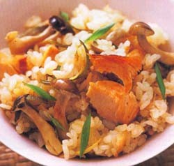 Nasi Gindara Shimeji