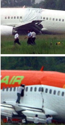 AdamAir Putih Jadi Tontonan