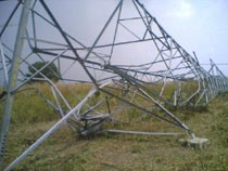 Tower PLN Riau Pulih 5 Maret