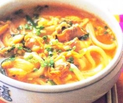 Udon Kuah Daging Pedas