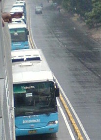 Jengkel Sopir Busway Ugal-ugalan