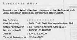 Bayar Tepat Didenda GE Finance