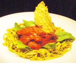 Basil Stuzzicarelli Pasta With Wagyu Beef Cheek Stew