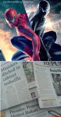 Spiderman 3 Kalahkan Reshuffle