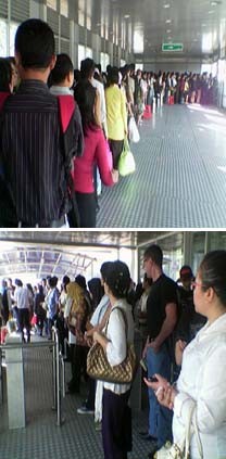 Ya Ampun! Antrenya Halte Ragunan