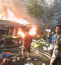 Pasar Ungaran Dilalap Jago Merah