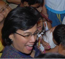 Sri Mulyani Pamer Lukisan