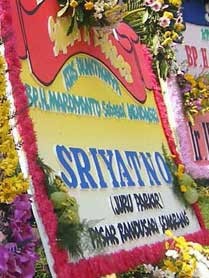 Juru Parkir Pun Kirim Karangan Bunga Untuk Mardiyanto
