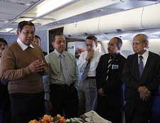 Diskusi Climate Change di Perut Airbus AA 330