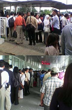 Halte Busway Ragunan: Mengular Sampai Jauuuuh...