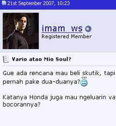 Pilih Vario Atau Mio Soul?