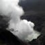 Suhu Danau Kawah Terus Naik, Asap Terus Mengepul