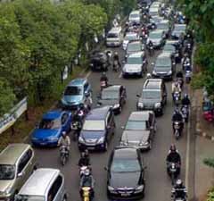 Jalanan di Jaksel Kusut Masai