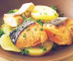 Salmon Ungkep Lobak